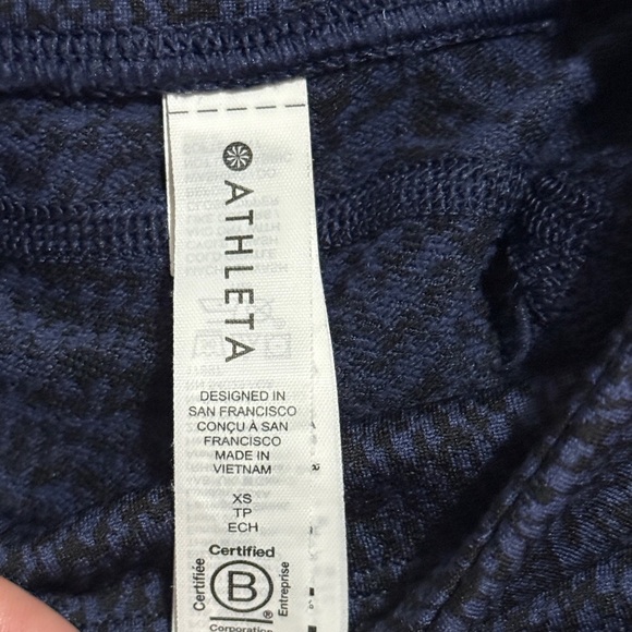 Athleta Navy Blue Leggings - Picture 5 of 9